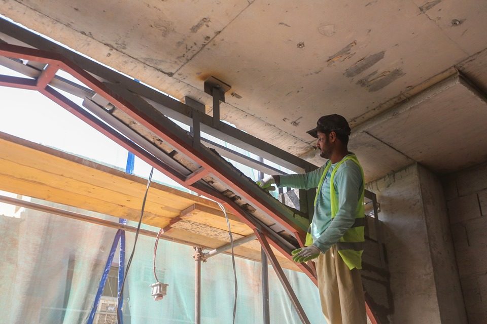 65% Completion at the Shrine Departments Complex