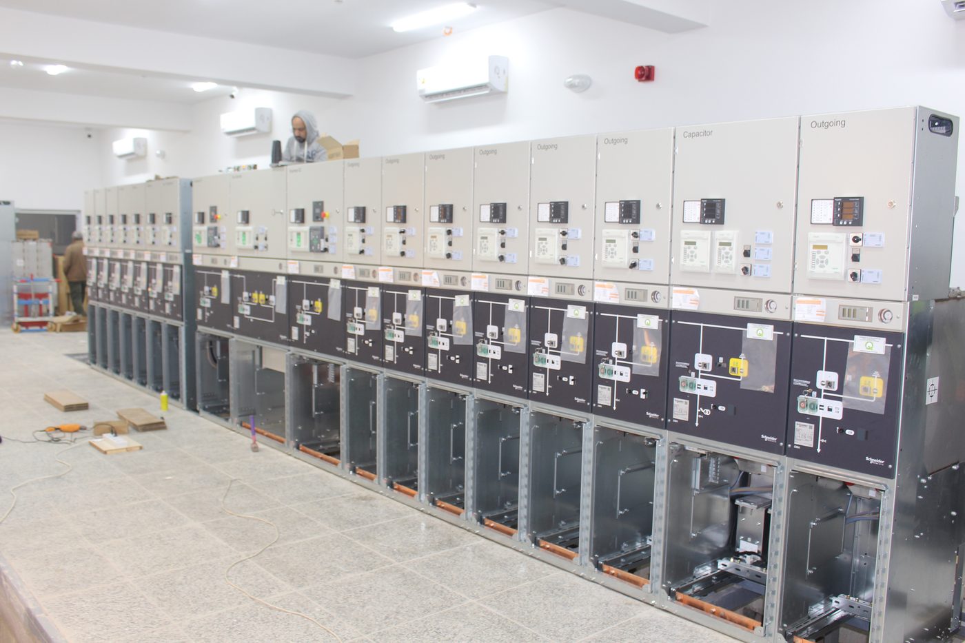 المراحل النهائية لمشروع محطة كهرباء الكفيل الثانوية 33/11 KV
