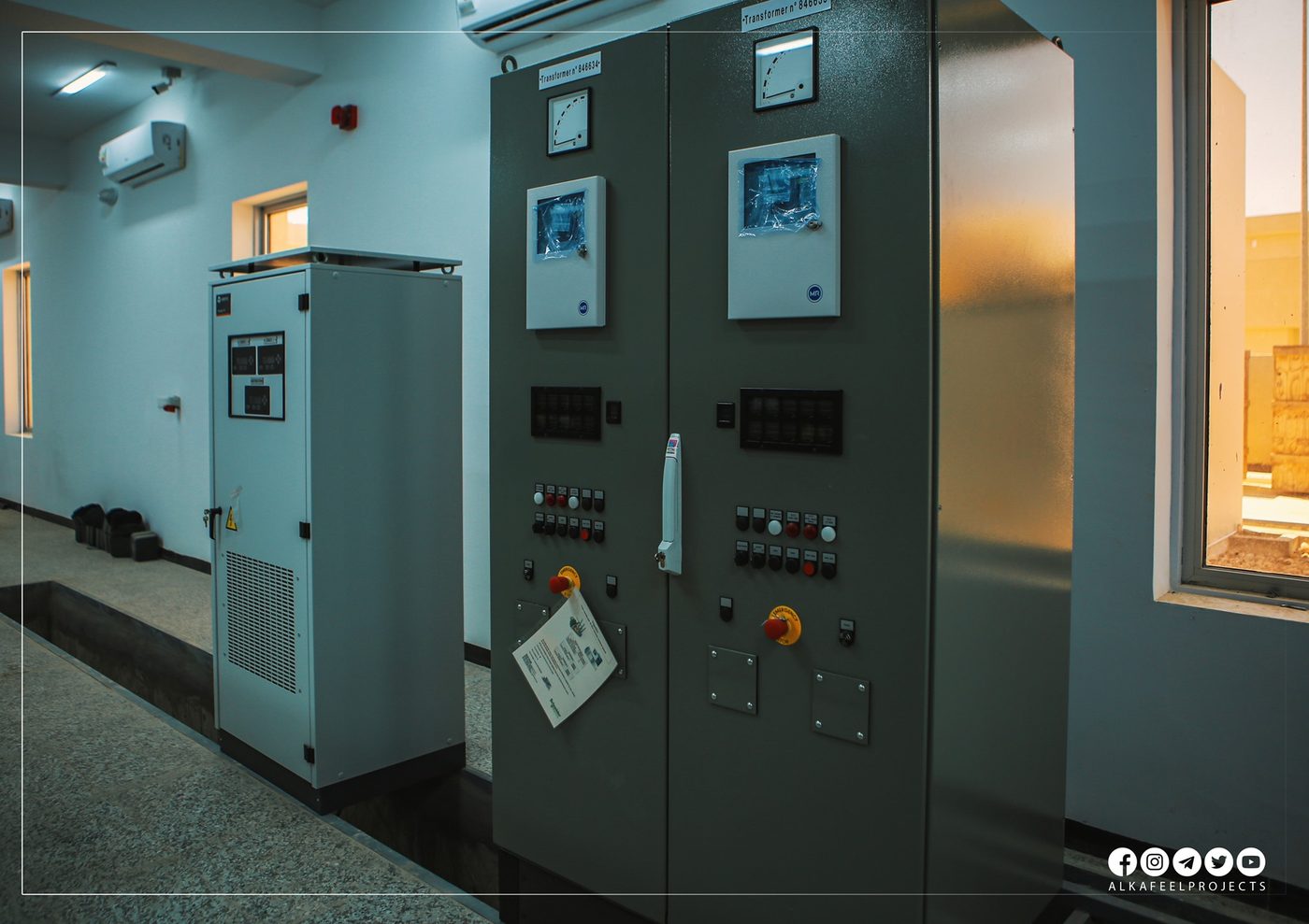 محطة كهرباء الكفيل الثانوية 33/11 kv تصل الى مراحل نهائية بنسبة انجاز بلغت 95%