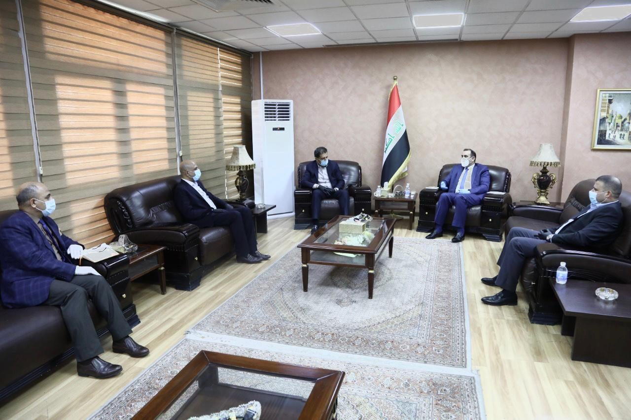 لقائنا بالسيد خالد بتال النجم وزير التخطيط والدعم الكامل لمشاريعنا الخدمية الجديدة مع العتبة العباسية المقدسة